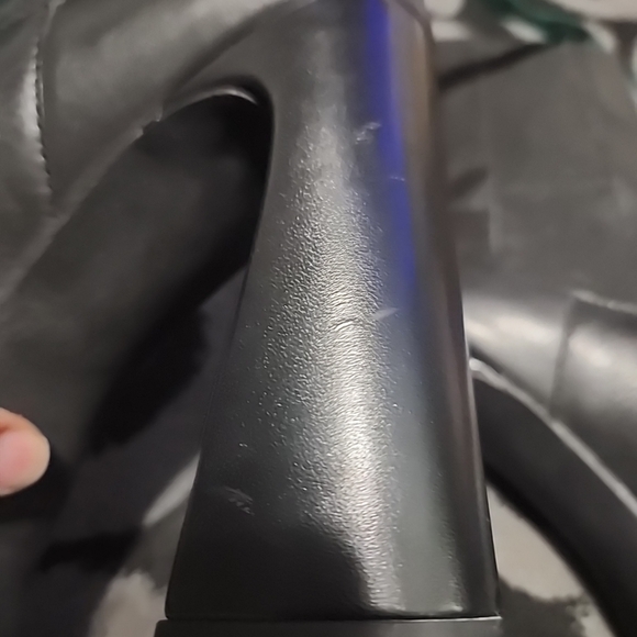 Steve Madden Millie Leather Boot Goth Witchcore Grunge Size 8.5 Chunky Lug Heel - Picture 9 of 10